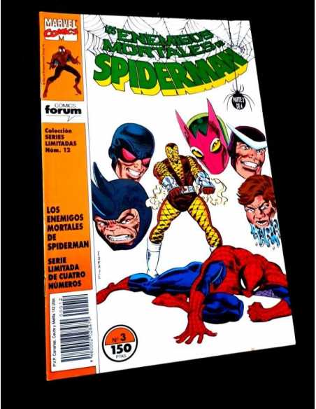 DE KIOSCO SERIE LIMITADA 12 LOS ENEMIGOS MORTALES DE SPIDERMAN 3 COMICS FORUM