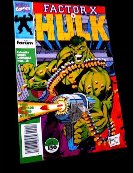 EXCELENTE ESTADO SERIE LIMITADA 18 FACTOR X Y HULK 1 COMICS FORUM