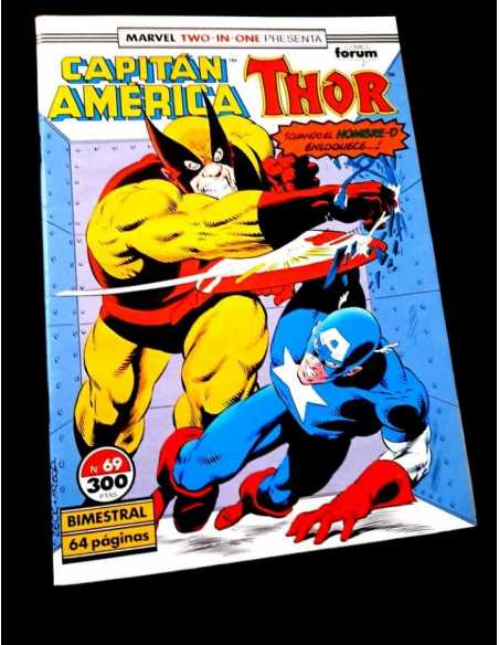 DE KIOSCO CAPITAN AMERICA 69 MARVEL TWO-IN-ONE COMICS FORUM