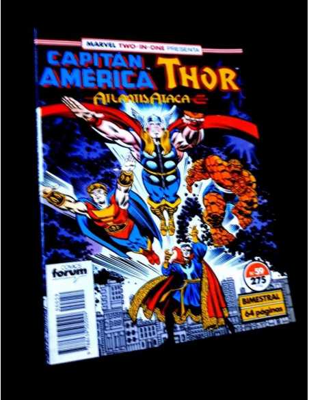 DE KIOSCO CAPITAN AMERICA 59 MARVEL TWO-IN-ONE COMICS FORUM