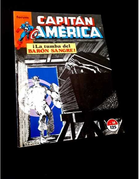 EXCELENTE ESTADO CAPITAN AMERICA 14 MARVEL COMICS FORUM