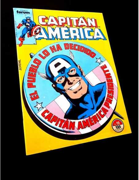EXCELENTE ESTADO CAPITAN AMERICA 12 MARVEL COMICS FORUM