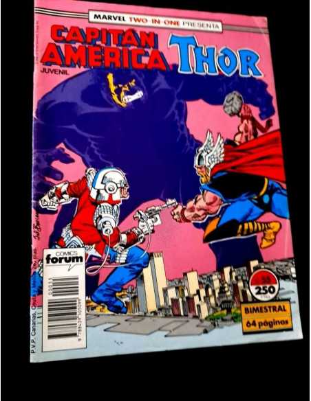 MUY BUEN ESTADO CAPITAN AMERICA 55 MARVEL TWO-IN-ONE COMICS FORUM