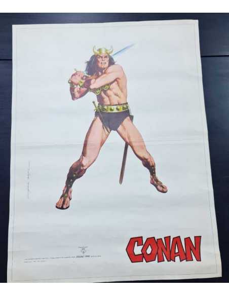 EXCELENTE ESTADO PÓSTER CONAN EDICIONES VÉRTICE ORIGINAL