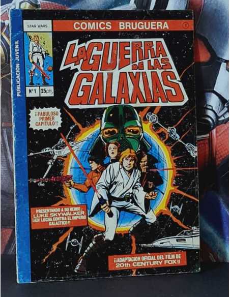 MUY BUEN ESTADO LA GUERRA DE LAS GALAXIAS 1 COMICS BRUGUERA