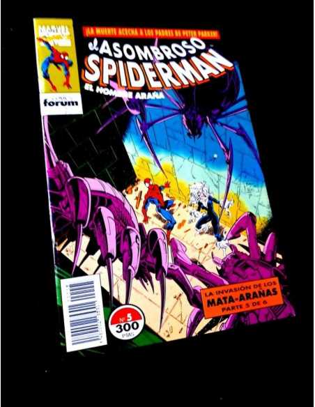 CASI EXCELENTE ESTADO EL ASOMBROSO SPIDERMAN 5 COMICS FORUM MARVEL