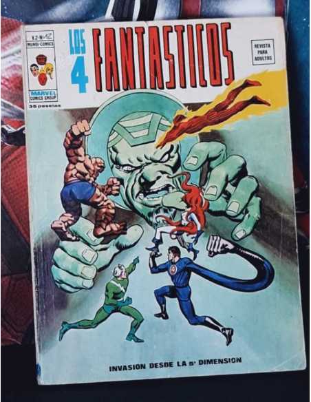 BUEN ESTADO LOS 4 FANTASTICOS 12 VOL II MUNDI COMICS EDICIONES VERTICE
