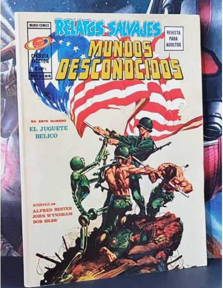 EXCELENTE ESTADO RELATOS SALVAJES 4 MUNDOS DESCONOCIDOS COMICS EDICIONES VERTICE