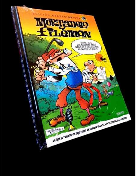 DE KIOSCO MORTADELO Y FILEMON 11 EDICION COLECCIONISTA SALVAT TOMO PRECINTADO TAPA DURA