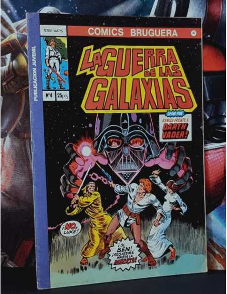 CASI EXCELENTE ESTADO LA GUERRA DE LAS GALAXIAS 4 COMICS BRUGUERA