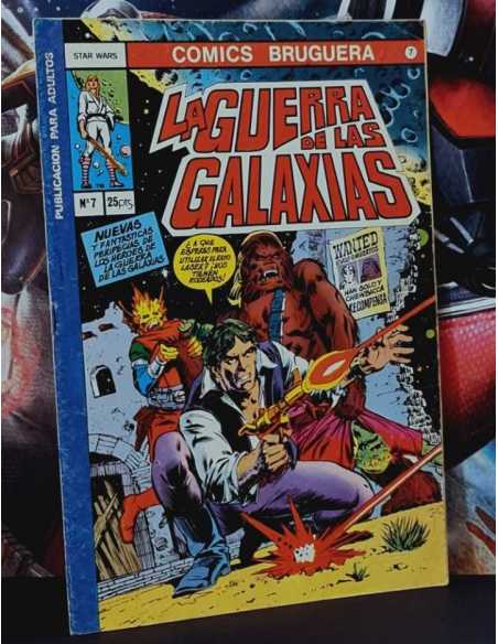 MUY BUEN ESTADO LA GUERRA DE LAS GALAXIAS 7 COMICS BRUGUERA