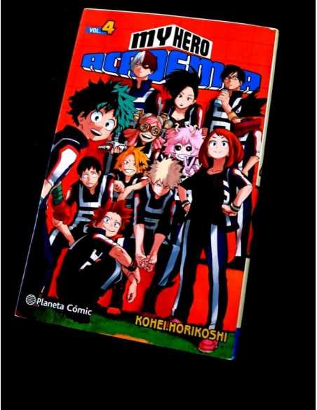 EXCELENTE ESTADO MY HERO ACADEMIA 4 MANGA PLANETA KOHEI HORIKOSHI BOKU NO HERO ACADEMIA