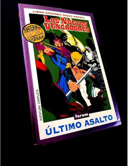 EXCELENTE ESTADO LIBRO GRANDES SAGAS MARVEL LOS NUEVOS VENGADORES 1 ULTIMO ASALTO COMICS FORUM 1994