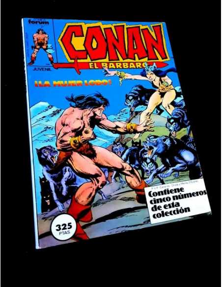 DE KIOSCO CONAN 91 AL 95 RETAPADO CÓMICS MARVEL FORUM