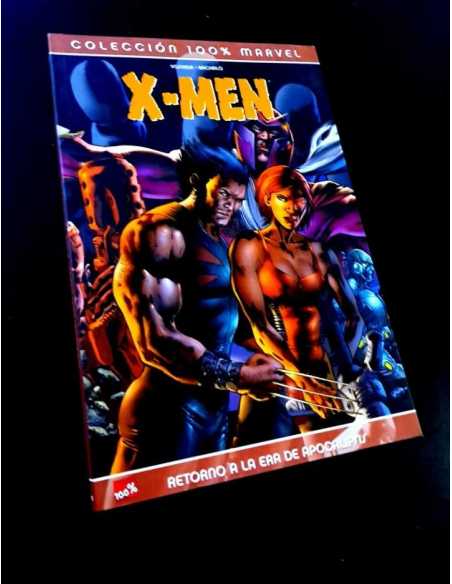 EXCELENTE ESTADO COLECCION 100% MARVEL X-MEN RETORNO A LA EEA DE APOCALIPSIS COMICS PANINI X-MEN