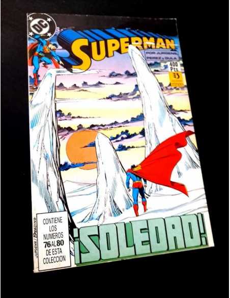 EXCELENTE ESTADO SUPERMAN 24 RETAPADO 76 AL 80 COMICS ZINCO DC