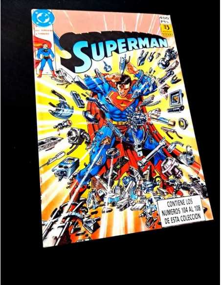 EXCELENTE ESTADO SUPERMAN 30 RETAPADO 104 AL 108 COMICS ZINCO DC