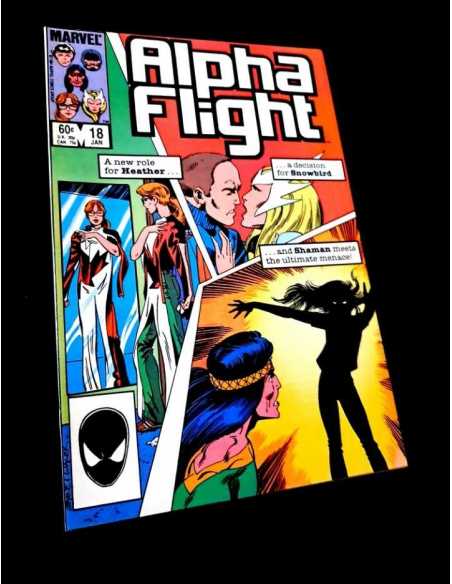 EXCELENTE ESTADO ALPHA FLIGHT 18 MARVEL USA