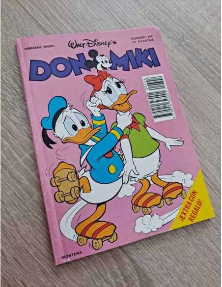 EXCELENTE ESTADO DON MIKI 344 INCLUYE RECORTABLES WALT DISNEY MONTENA