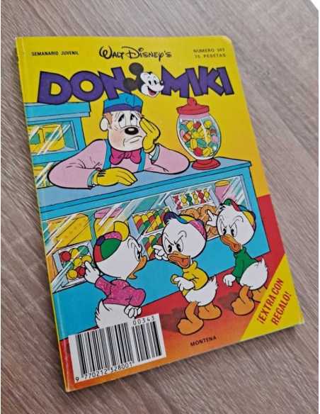 EXCELENTE ESTADO DON MIKI 343 INCLUYE RECORTABLES WALT DISNEY MONTENA