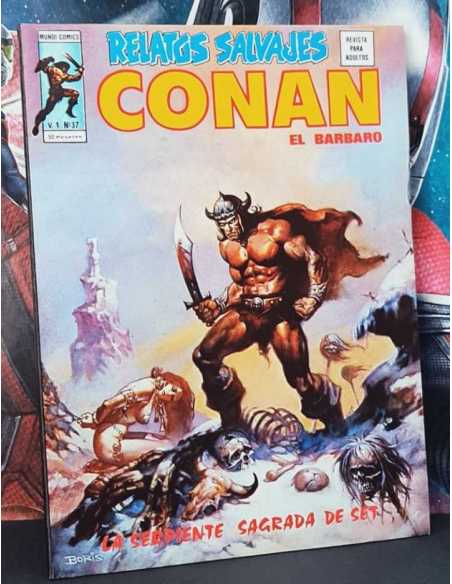 DE KIOSCO RELATOS SALVAJES 37 CONAN LA SERPIENTE SAGRADA DE SET COMICS EDICIONES VERTICE