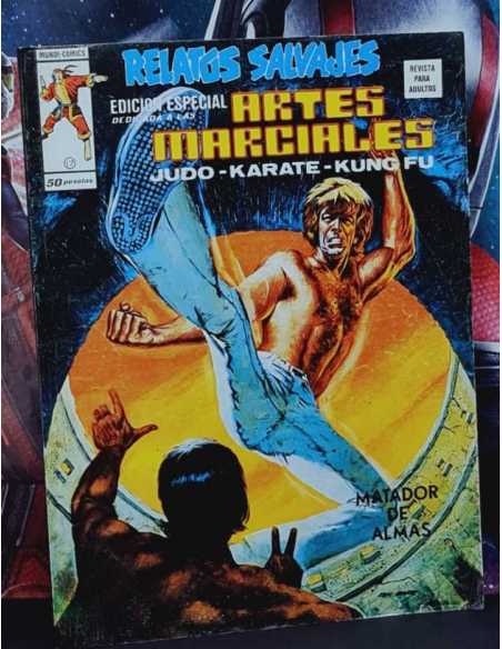 CASI EXCELENTE ESTADO RELATOS SALVAJES 17 ARTES MARCIALES MATADOR DE ARMAS COMICS EDICIONES VERTICE