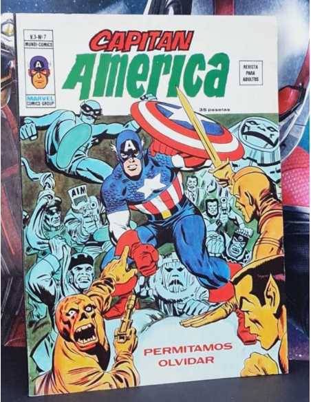 DE KIOSCO CAPITAN AMERICA 7 VOL III PERMITAMOS OLVIDAR COMICS EDICIONES VERTICE