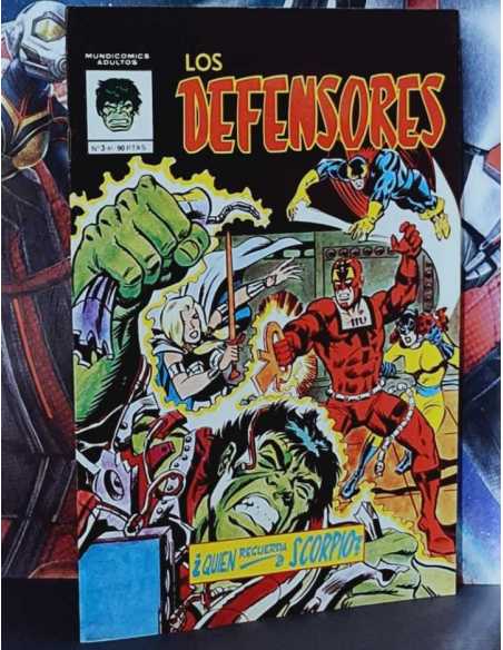 DE KIOSCO LOS DEFENSORES 3 QUIÉN RECUERDA A SCORPIO MUNDICOMICS EDICIONES VERTICE