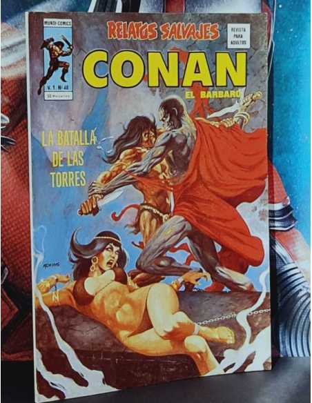 DE KIOSCO RELATOS SALVAJES 48 CONAN LA BATALLA DE LAS TORRES COMICS EDICIONES VERTICE