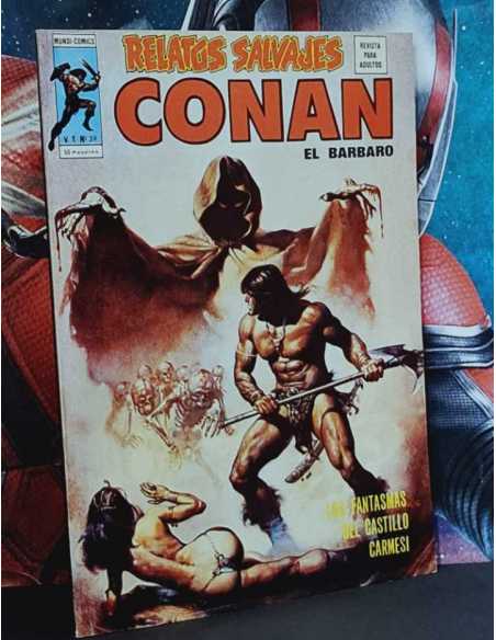 DE KIOSCO RELATOS SALVAJES 39 CONAN FANTASMAS DEL CASTILLO CARMESÍ COMICS EDICIONES VERTICE