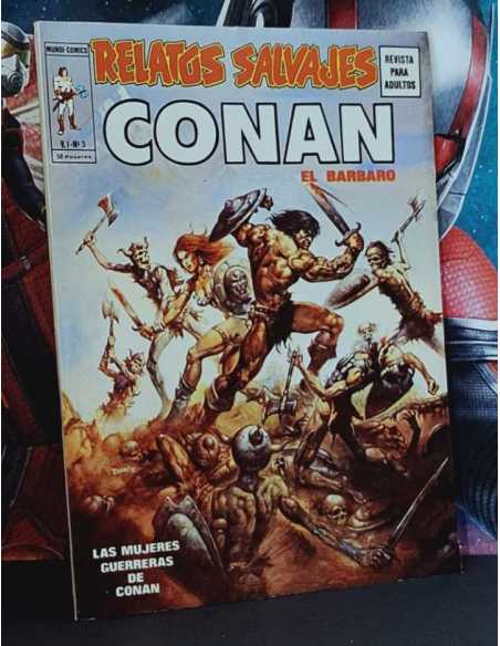 DE KIOSCO RELATOS SALVAJES 5 CONAN LAS MUJERES GUERRERAS DE CONAN COMICS EDICIONES VERTICE