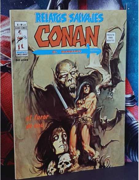 DE KIOSCO RELATOS SALVAJES 28 CONAN EL FUROR DE ANU COMICS EDICIONES VERTICE