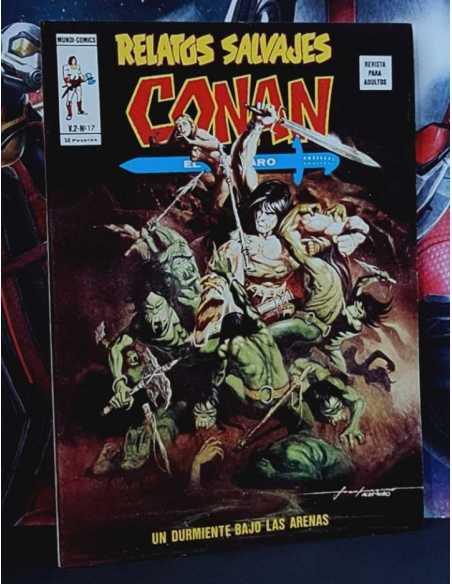 DE KIOSCO RELATOS SALVAJES 17 CONAN UN DURMIENTE BAJO LAS ARENAS COMICS EDICIONES VERTICE