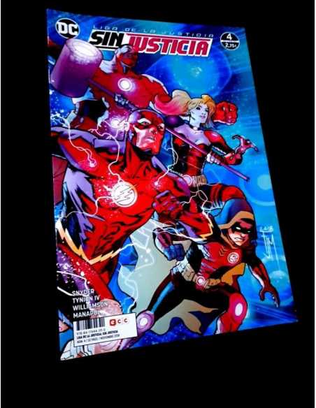 EXCELENTE ESTADO LIGA DE LA JUSTICIA SIN JUSTICIA 4 DC COMICS ECC