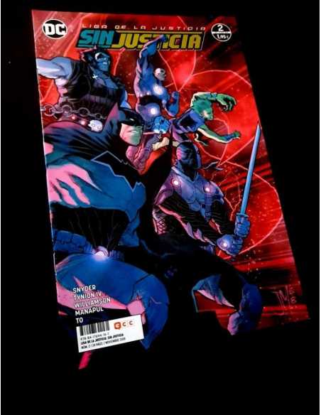 EXCELENTE ESTADO LIGA DE LA JUSTICIA SIN JUSTICIA 2 DC COMICS ECC