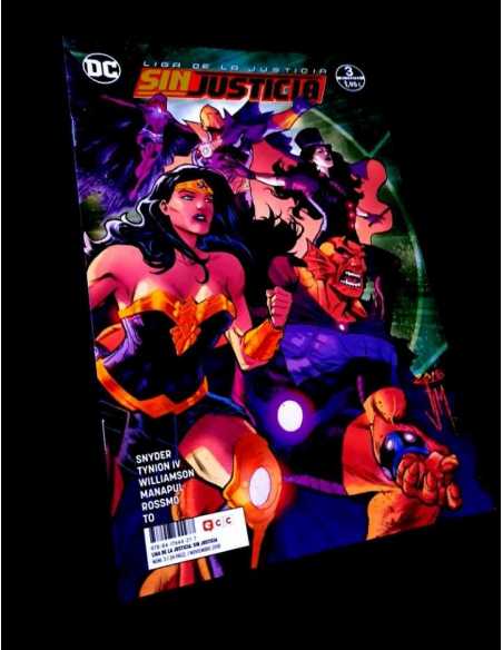 EXCELENTE ESTADO LIGA DE LA JUSTICIA SIN JUSTICIA 3 DC COMICS ECC