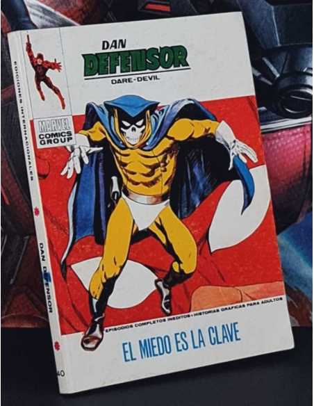EXCELENTE ESTADO DAN DEFENSOR 40 EL MIEDO ES LA CLAVE TACO COMICS EDICIONES VERTICE