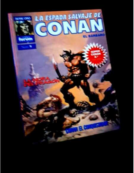 MUY BUEN ESTADO SUPER CONAN 9 ESPADA SALVAJE DE CONAN 2° SEGUNDA EDICIÓN COMICS FORUM