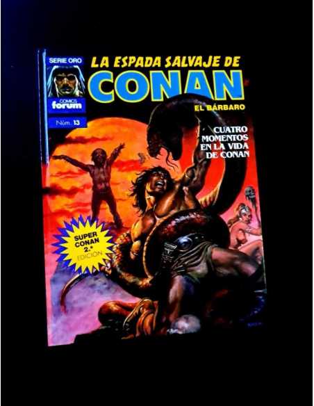CASI EXCELENTE ESTADO SUPER CONAN 13 ESPADA SALVAJE DE CONAN 2° SEGUNDA EDICIÓN COMICS FORUM