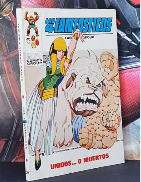 EXCELENTE LOS 4 FANTÁSTICOS 59 TACO UNIDOS O MUERTOS COMICS EDICIONES VERTICE