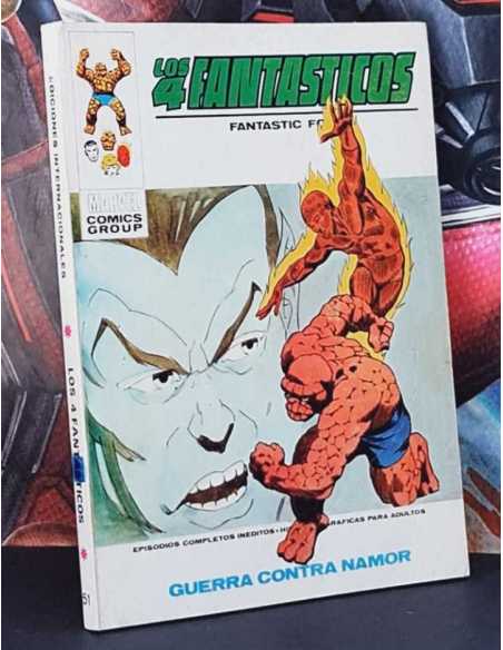 CASI EXCELENTE LOS 4 FANTÁSTICOS 51 TACO GUERRA CONTRA NAMOR COMICS EDICIONES VERTICE