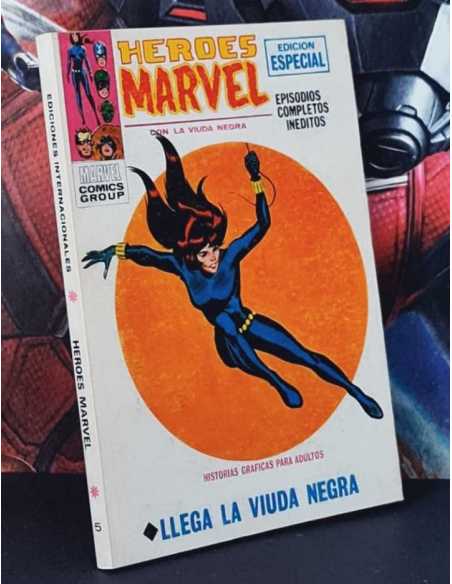 EXCELENTE ESTADO HÉROES MARVEL 5 TACO LLEGA LA VIUDA NEGRA COMICS EDICIONES VÉRTICE
