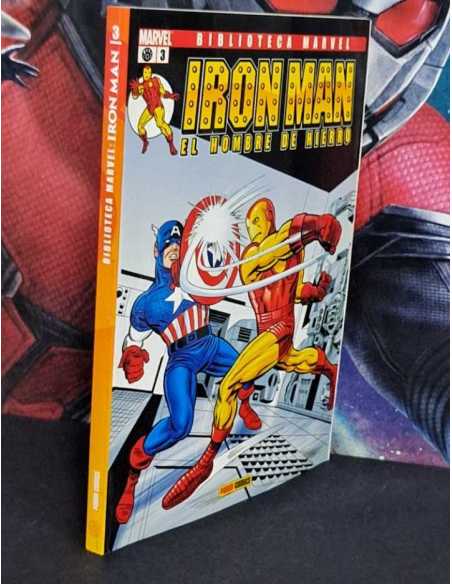 EXCELENTE ESTADO BIBLIOTECA MARVEL IRON MAN 3 PANINI COMICS MARVEL