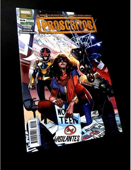 DE KIOSCO PROSCRITOS ALFA ENERO 21 PANINI COMICS MARVEL
