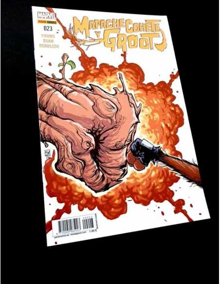 DE KIOSCO MAPACHE COHETE Y GROOT 23 PANINI COMICS MARVEL