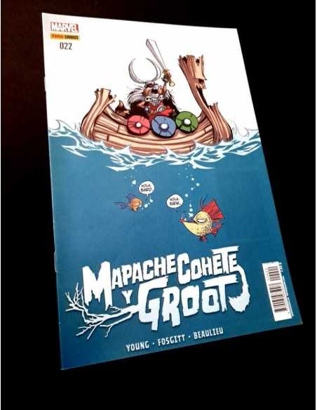 DE KIOSCO MAPACHE COHETE Y GROOT 22 PANINI COMICS MARVEL