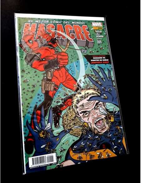 DE KIOSCO MASACRE 5 EL MEJOR COMIC DEL MUNDO PANINI COMICS MARVEL