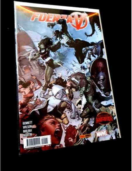 DE KIOSCO FUERZA V 5 COMIC DEL MUNDO PANINI COMICS MARVEL
