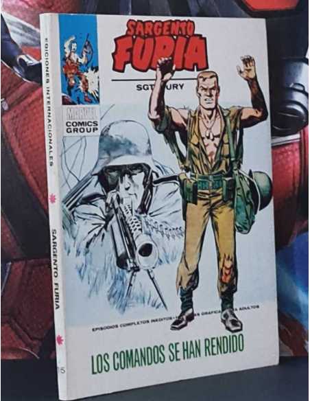 EXCELENTE ESTADO SARGENTO FURIA 15 TACO LOS COMANDOS SE HAN RENDIDO MARVEL EDICIONES VERTICE