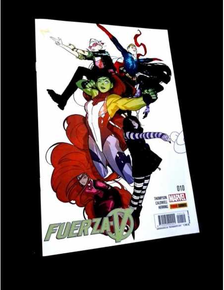 DE KIOSCO FUERZA V 10 PANINI COMICS MARVEL